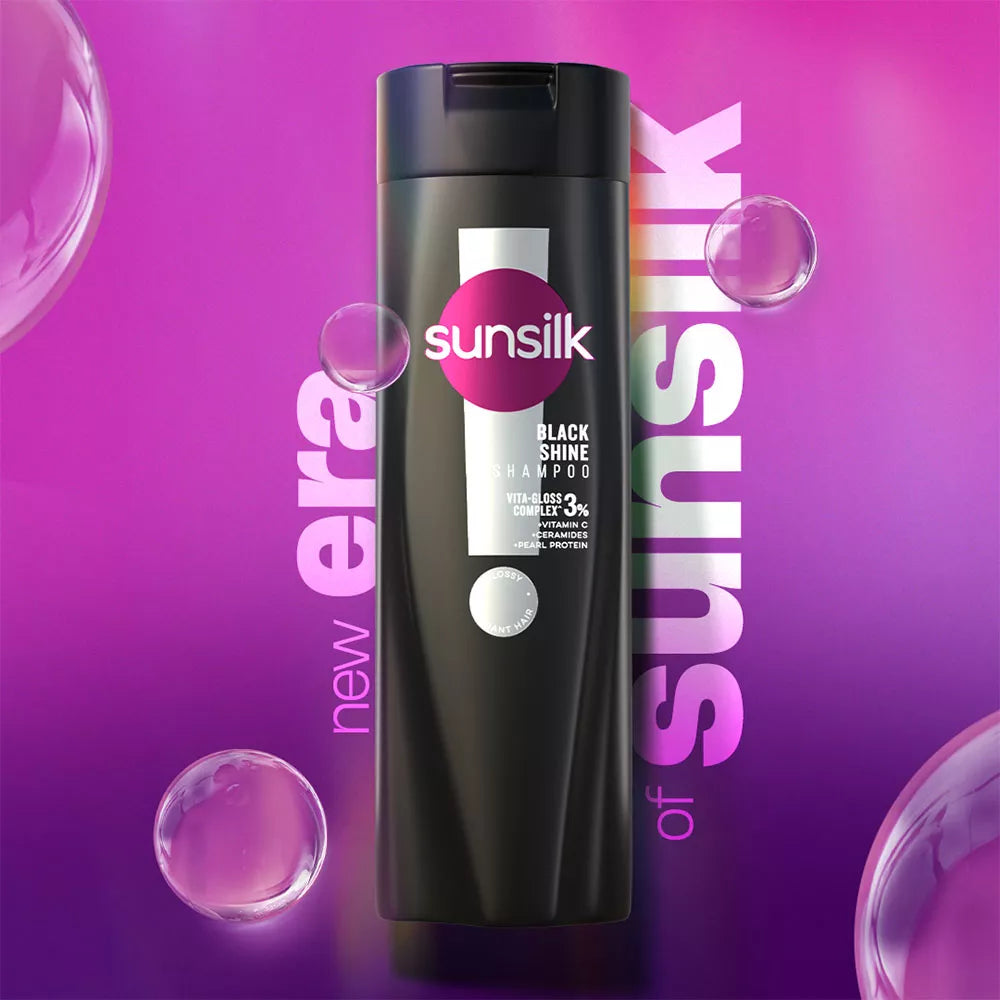 SUNSILK BLACK SHINE SHAMPOO 400ML