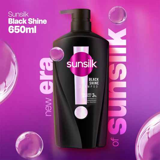 SUNSILK BLACK SHINE SHAMPOO 650ml