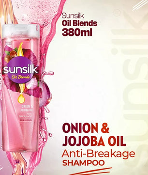 SUNSILK ONION AND JOJOBA OIL SHAMPOO 380ML