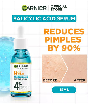 Garnier Fast Clear Serum for Acne Prone Skin - 15ml