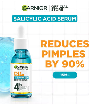 Garnier Fast Clear Serum for Acne Prone Skin - 15ml