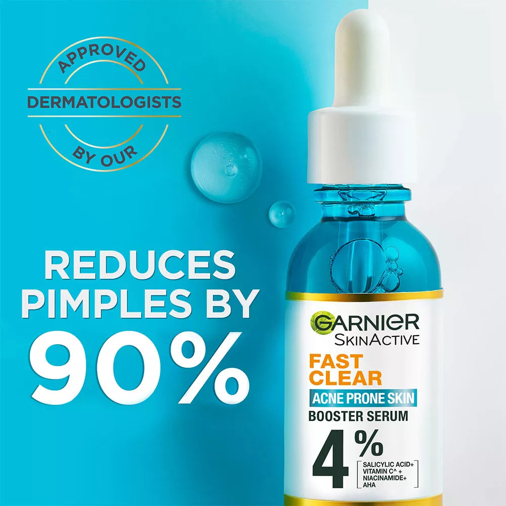 Garnier Fast Clear Serum for Acne Prone Skin - 15ml