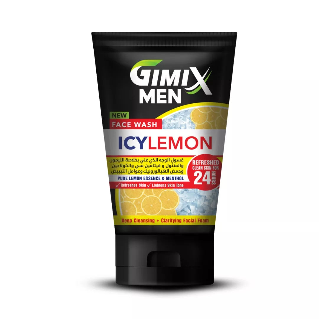 GIMIX FACE WASH - ICY LEMON -  YELLOW