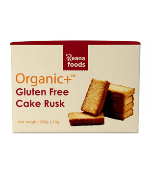 Organic+ gluten free Cake Rusk 300g