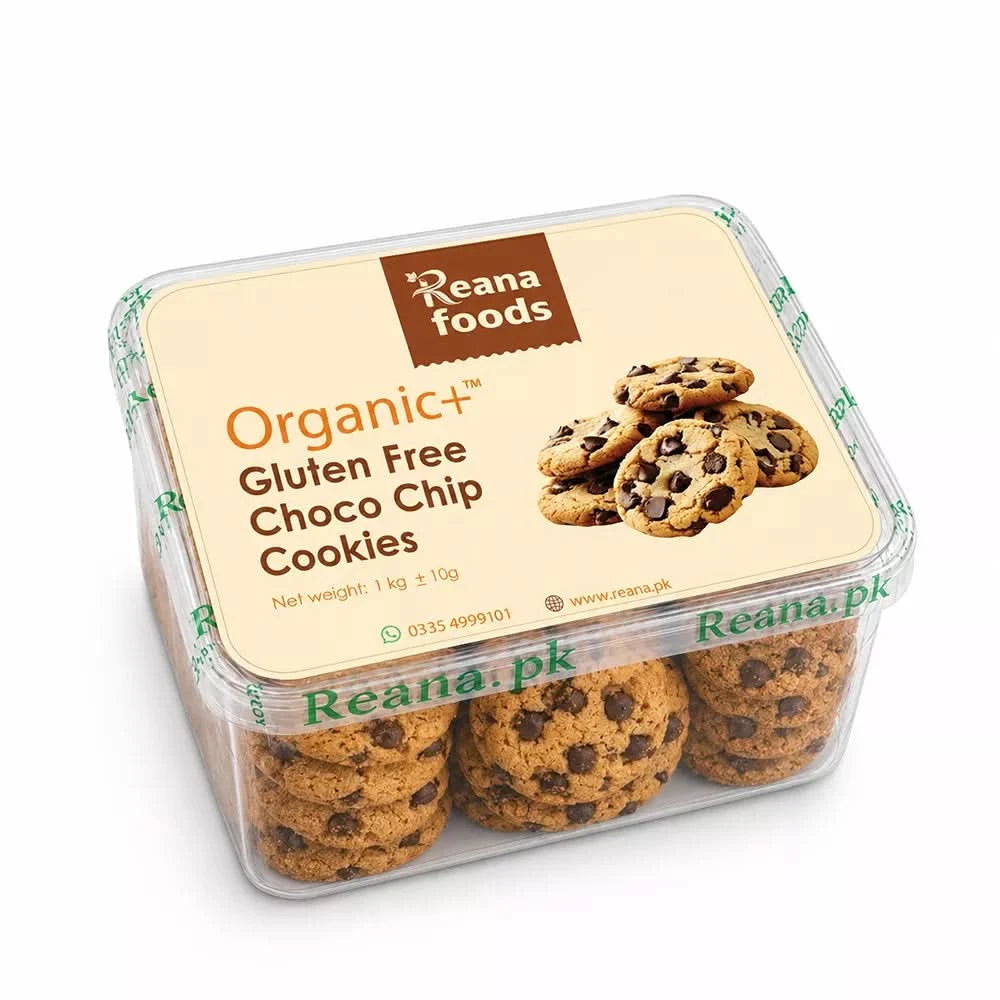 Organic+ choco chip cookies 1kg