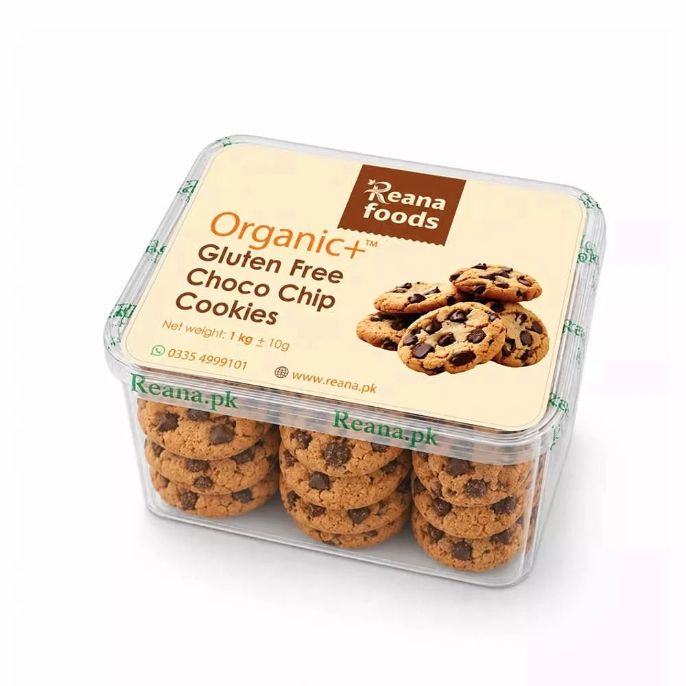 Organic+ choco chip cookies 1kg