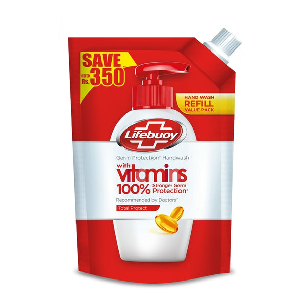 Lifebuoy Hand Wash Pouch Total 900Ml