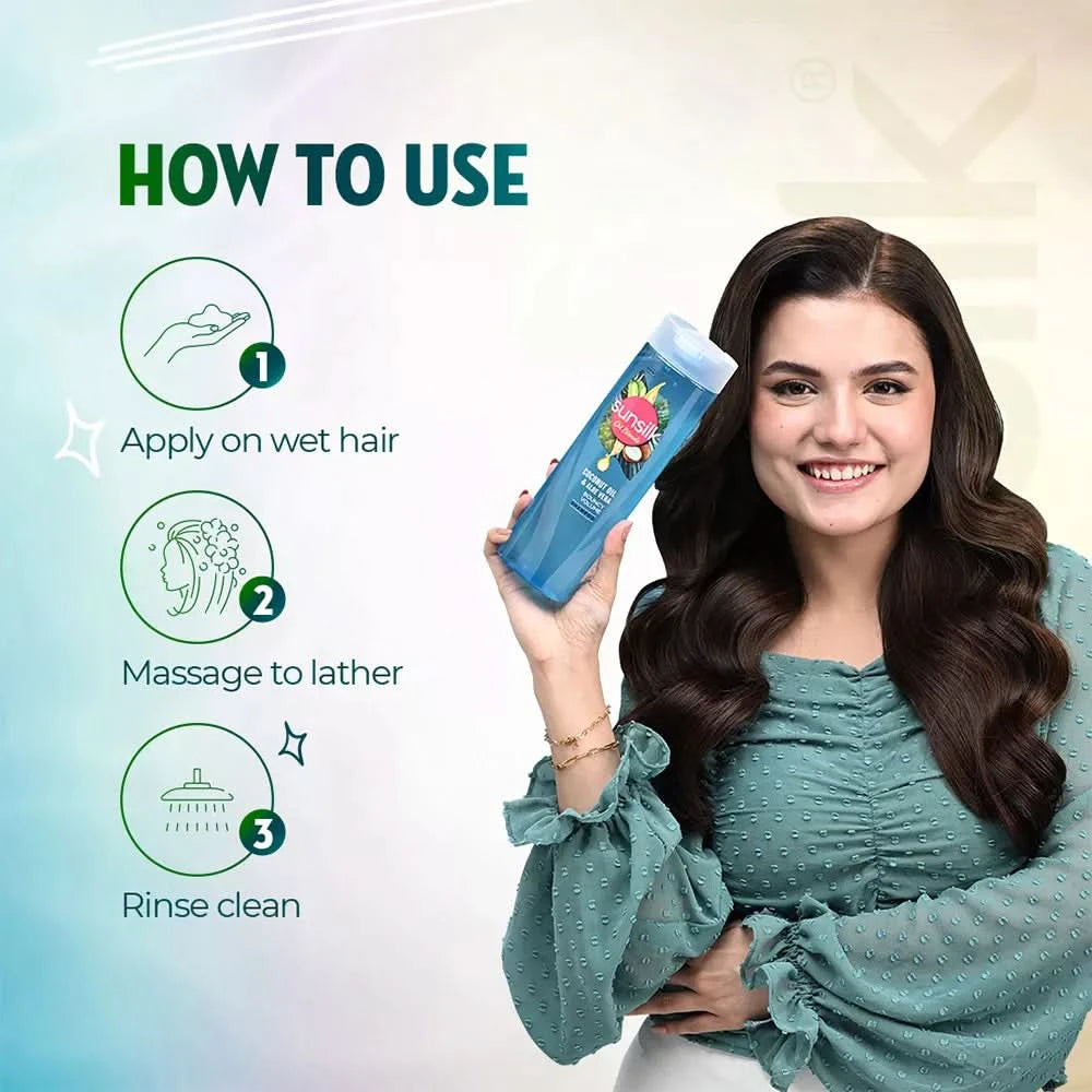Sunsilk Cocunut oil & alovera 24X205ml