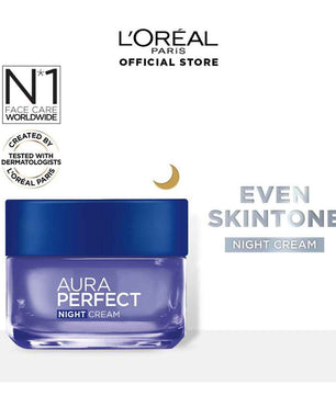 L'oreal Paris White Perfect Night Cream 50 ml - For Brighter Skin