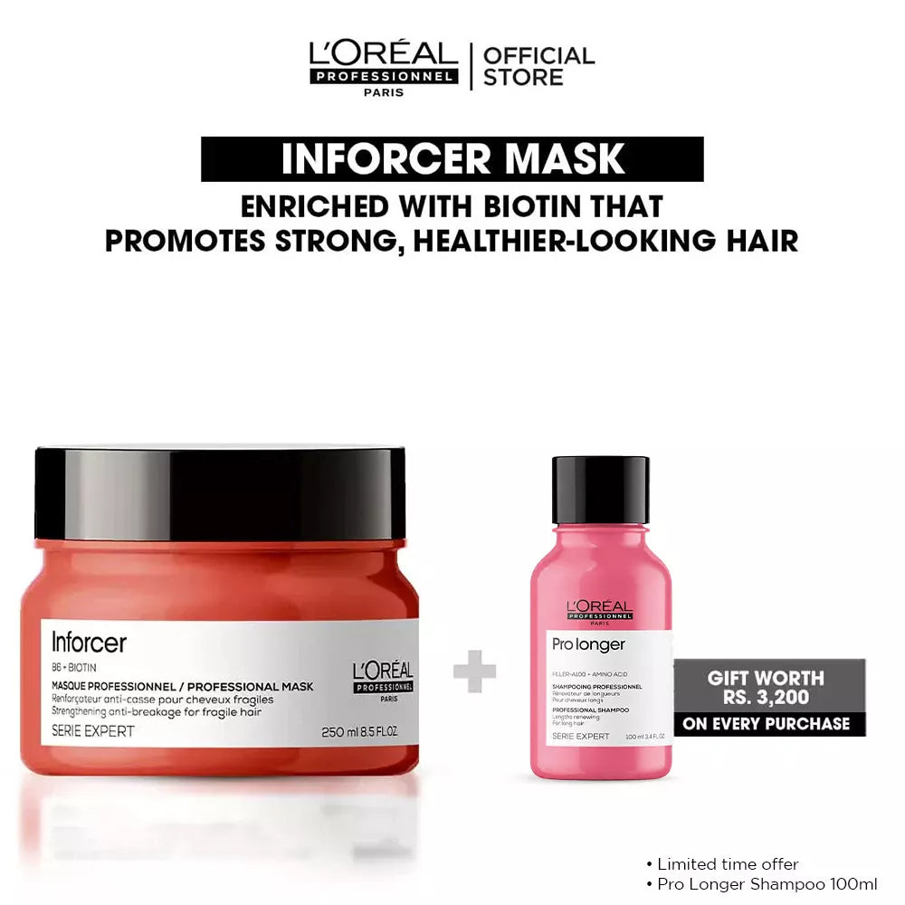 Buy Inforcer Mask & Get Free Prolonger Shampoo 100ml