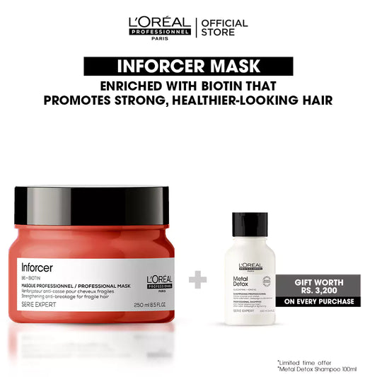 Buy Inforcer Mask and Get FREE Metal Detox Shampoo Worth Rs. 3200