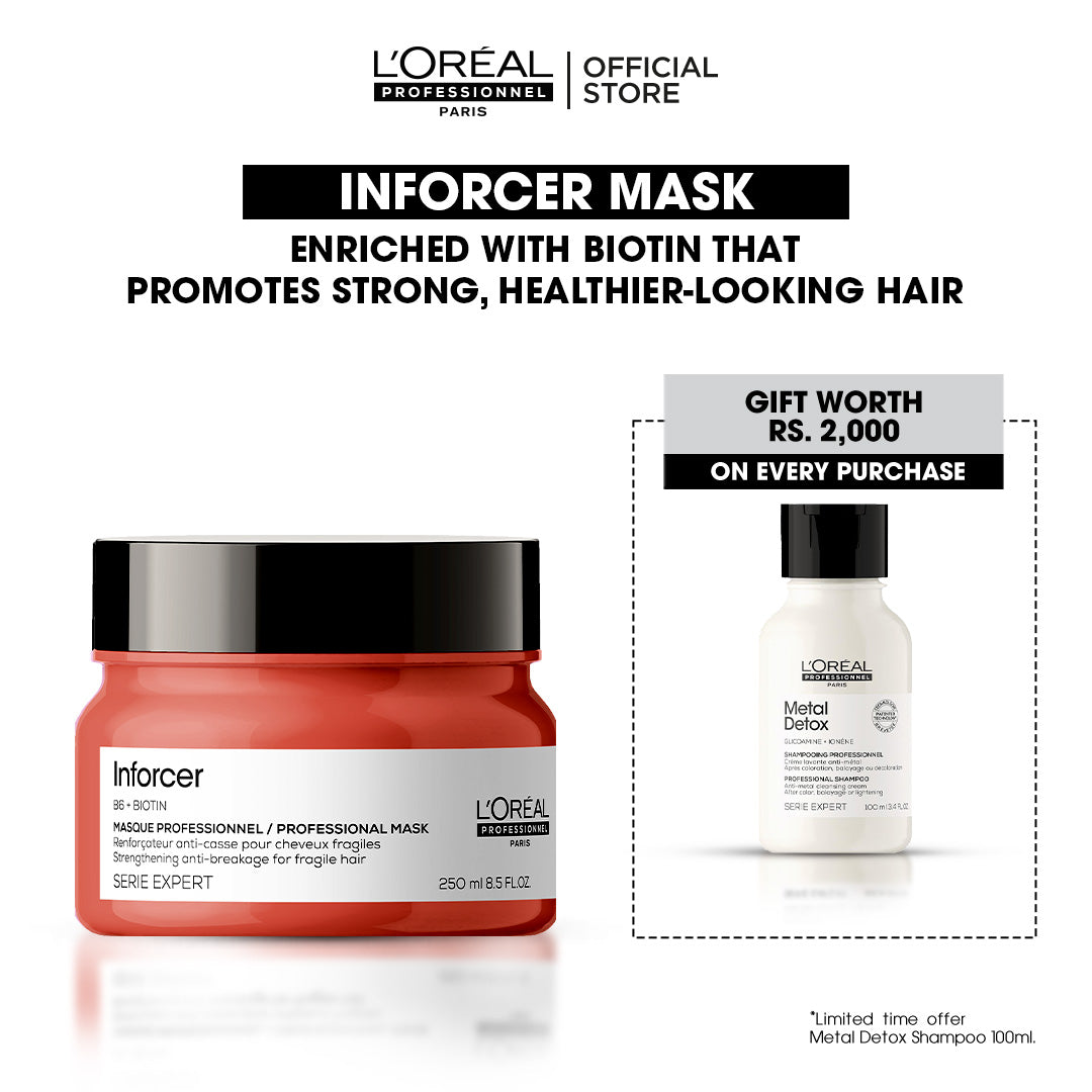 Buy Inforcer Mask and Get FREE Metal Detox Shampoo Worth Rs. 2000