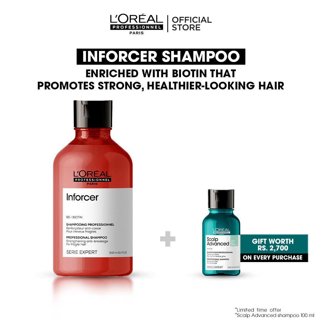 Inforcer Shampoo + Free Scalp Advance Shampoo