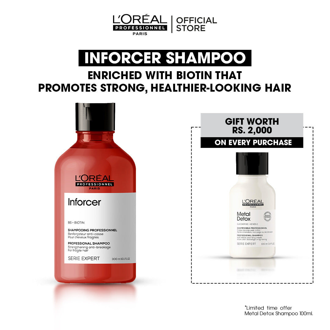 Buy Inforcer Shampoo and Get FREE Metal Detox Shampoo Worth Rs. 2000