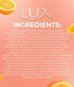 LUX TANGERINE BODYWASH 520ML