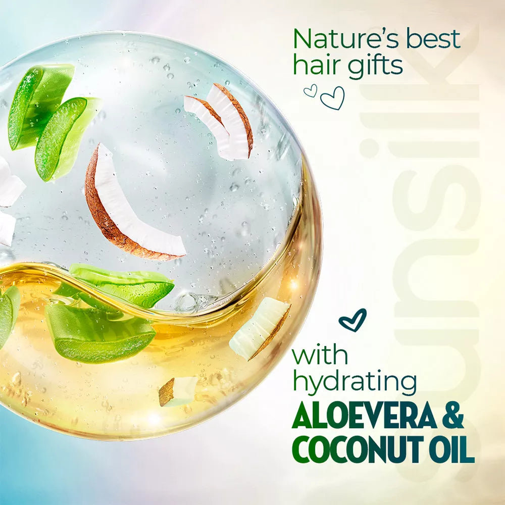 SUNSILK COCONUT AND ALOE VERA SHAMPOO 380ML