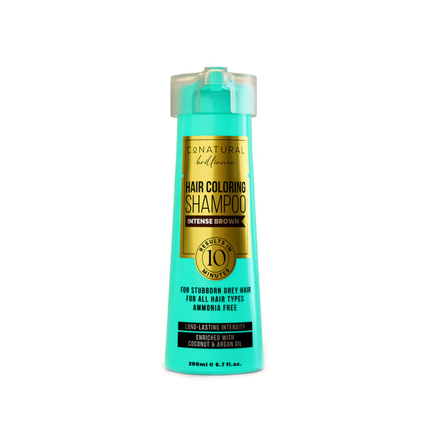 conatural hair coloring shampoo intense brown 260ml