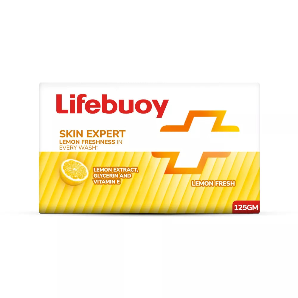 LIFEBUOY LEMON FRESH SOAP BAR 125G