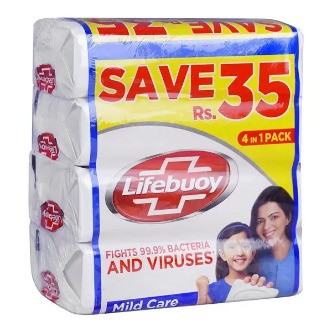 LIFEBUOY BAR CARE 4IN1 CP 27X4X130G