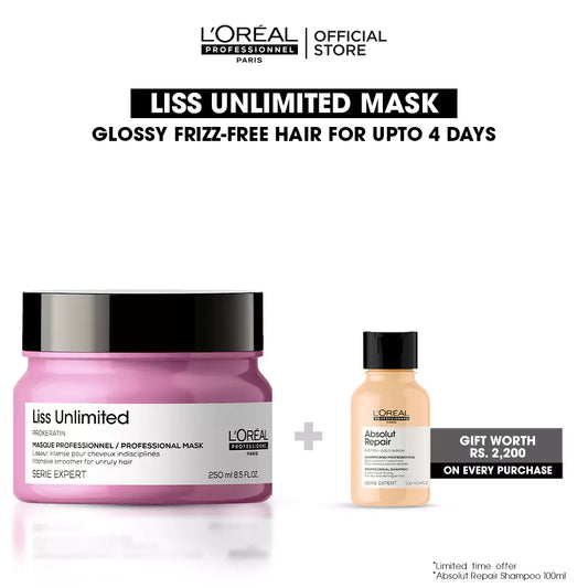 Liss Unlimited Mask Supreme Deal + Absolute Repair Shampoo 100 ml
