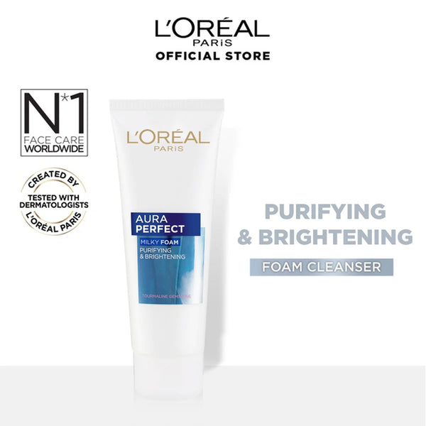 Aura Perfect Milky Foam Facewash 100ml - Foc