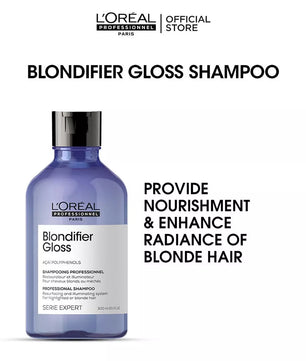 L'Oreal Professionnel Serie Expert Blondifier Shampoo 300 ML - For Highlighted & Bleached Hair