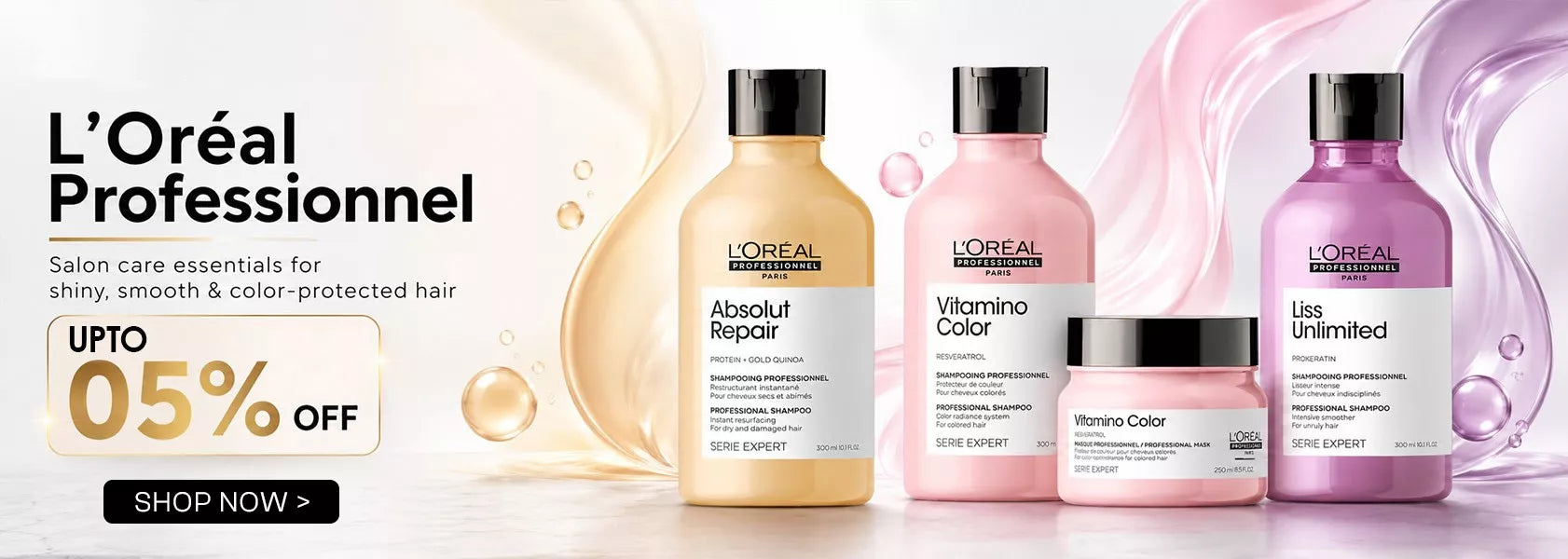 Loreal Professionnel Collection Banner