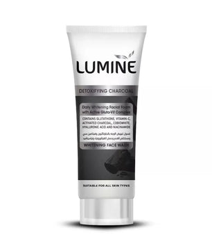 LUMINE FACE WASH - DETOXIFYING CHARCOAL -  BLACK