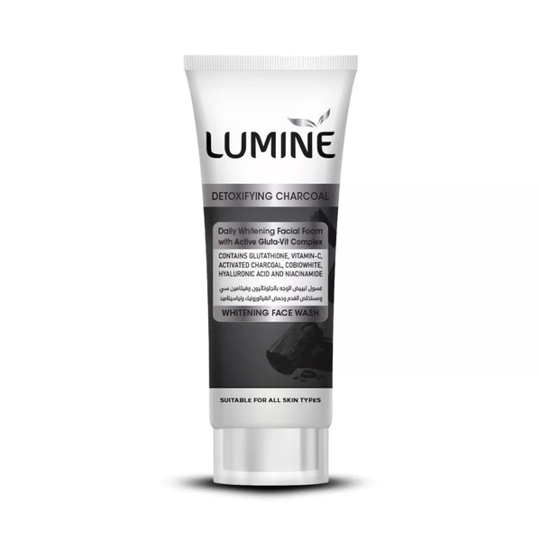 LUMINE FACE WASH - DETOXIFYING CHARCOAL -  BLACK