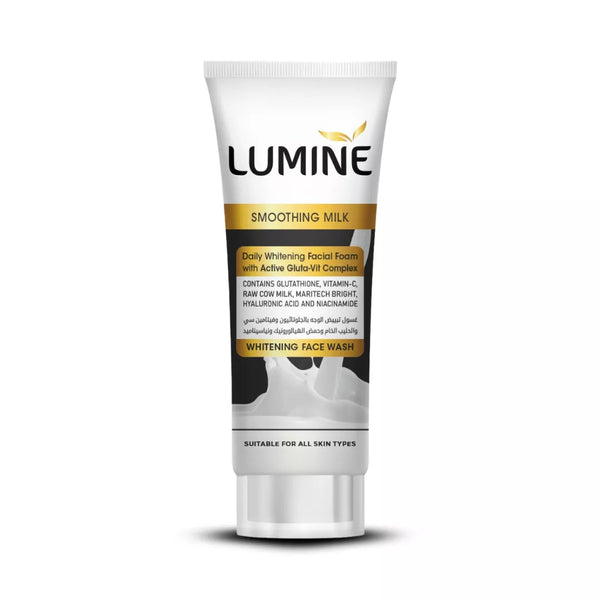 LUMINE FACE WASH - SMOOTHING MILK -  BLACK