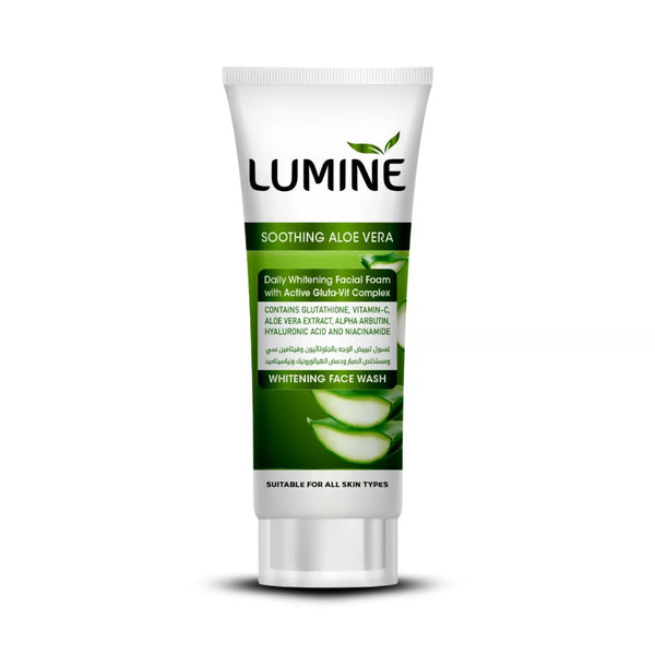 LUMINE FACE WASH - SOOTHING ALOE VERA -  GREEN