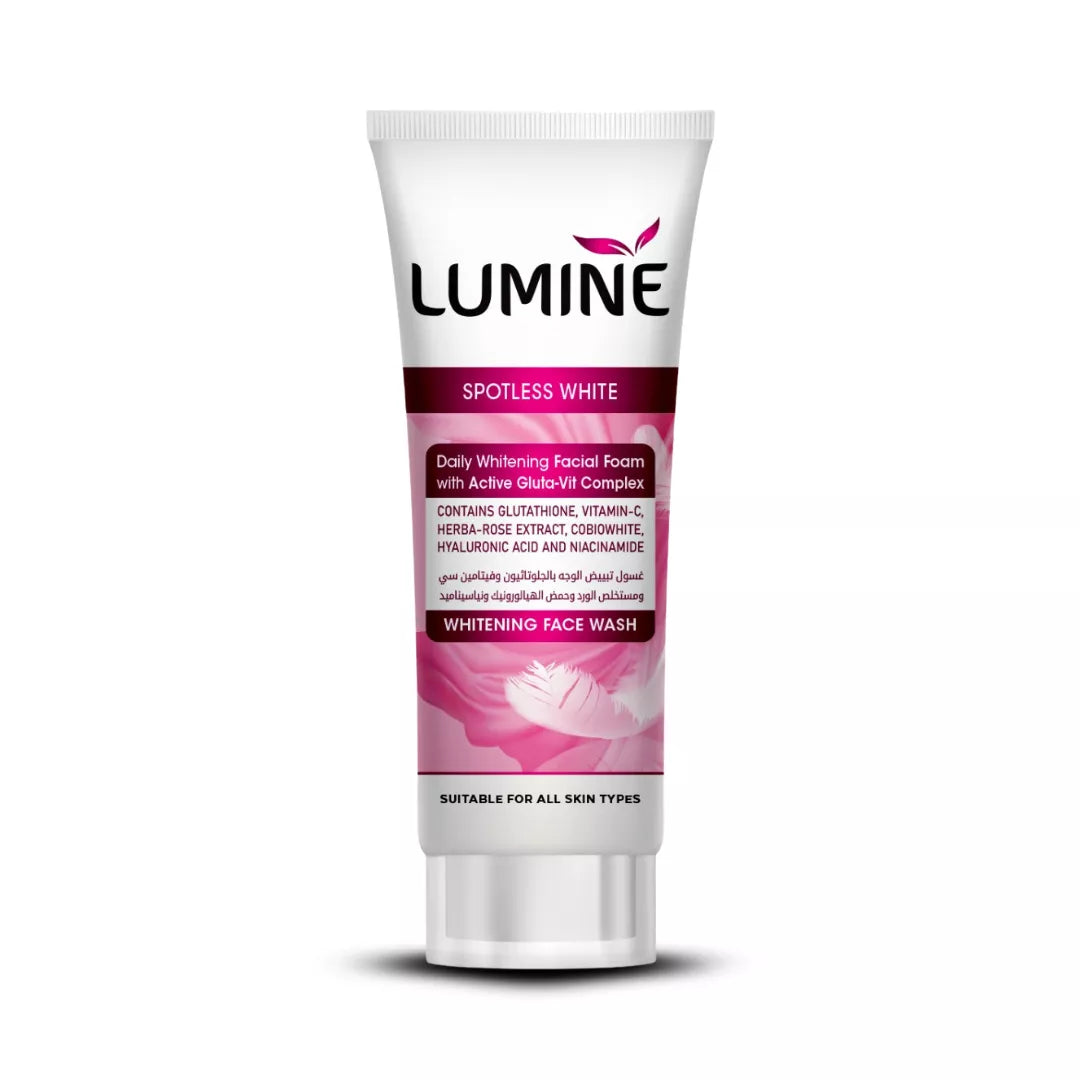 LUMINE FACE WASH - SPOTLESS WHITE -  PINK