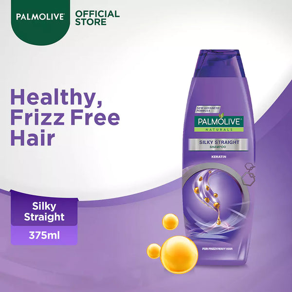 Palmolive Naturals Silky Straight Shampoo 375ml