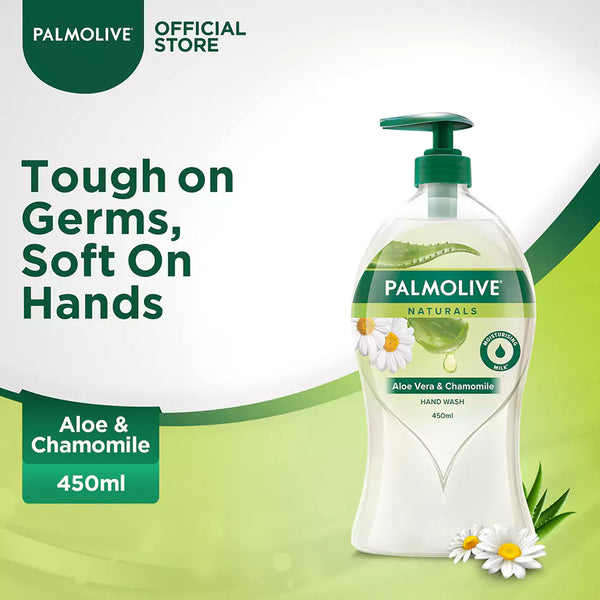 Palmolive Naturals Liquid Handwash Aloe & Chamomile 450ml Bottle