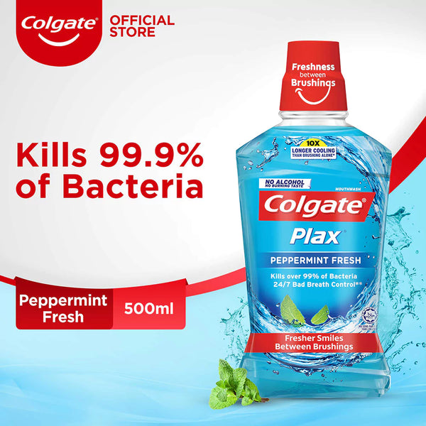 Colgate Plax Peppermint Fresh Mouthwash 500ml