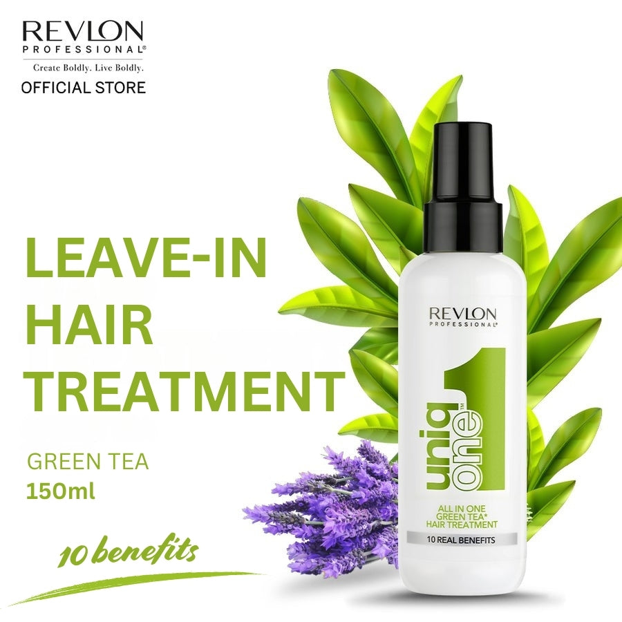 UniqONE™ Repair Hair Spray Leave-In Treatment - 150ml - "All-in-One" 10 Benefits Hair Serum - Green Tea Fragrance