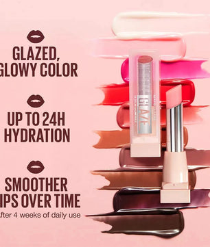 Maybelline Lifter Glaze, Tinted Lip Oil Balm with cherry extract - 24Hr Hydrated Lips