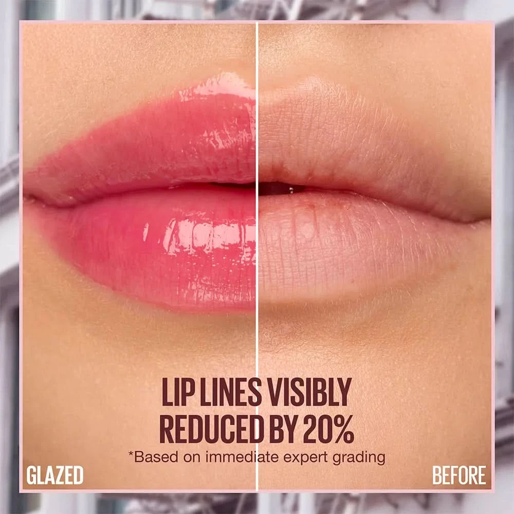 Maybelline Lifter Glaze, Tinted Lip Oil Balm with cherry extract - 24Hr Hydrated Lips
