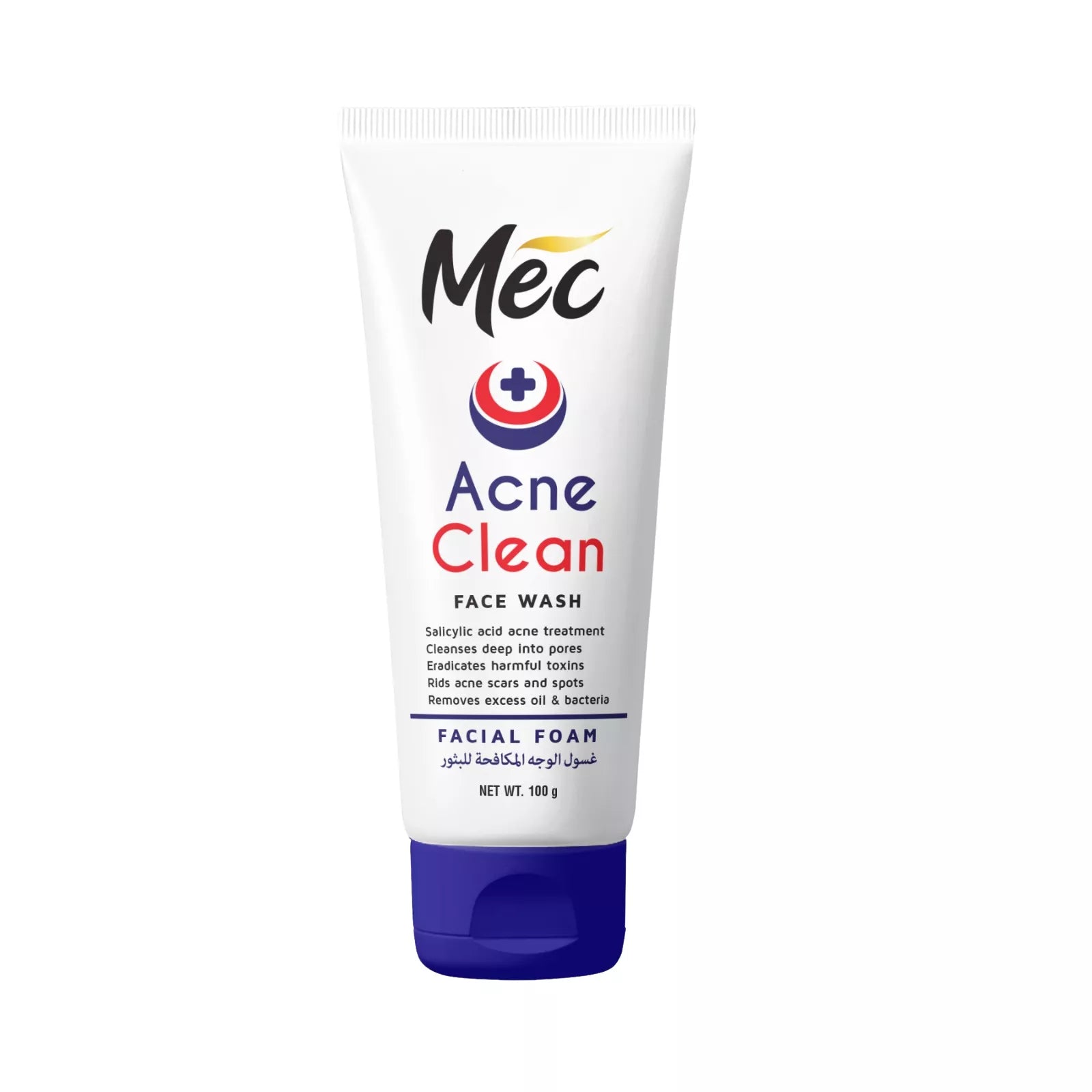 MEC FACE WASH - ACNE CLEAN -  BLUE
