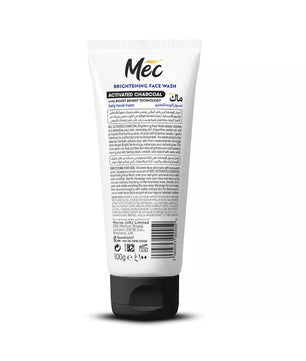 MEC FACE WASH - ACTIVATED CHARCOAL -  BLACK