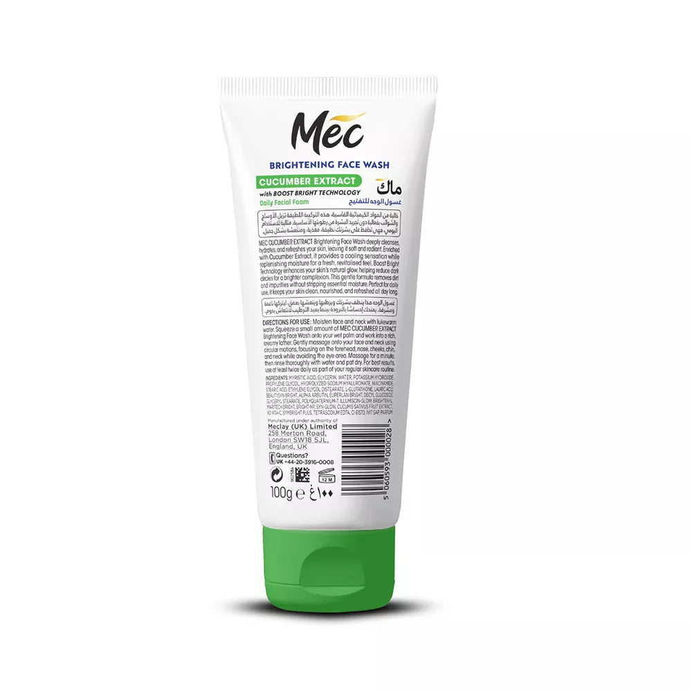 MEC FACE WASH - CUCUMBER EXTRACT