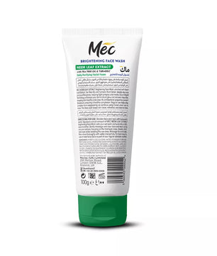 MEC FACE WASH - NEEM EXTRACT -  GREEN
