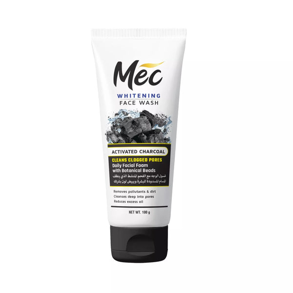 MEC FACE WASH - ACTIVATED CHARCOAL -  BLACK