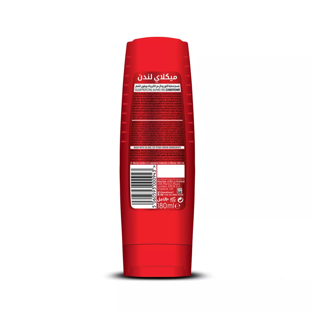 MECLAY LONDON CONDITIONER - COLOUR PROTECT -  RED - 180 ml