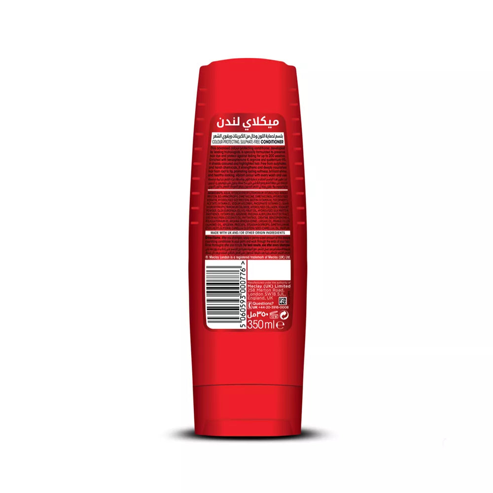 MECLAY LONDON SHAMPOO - COLOUR PROTECT -  RED - 360 ml