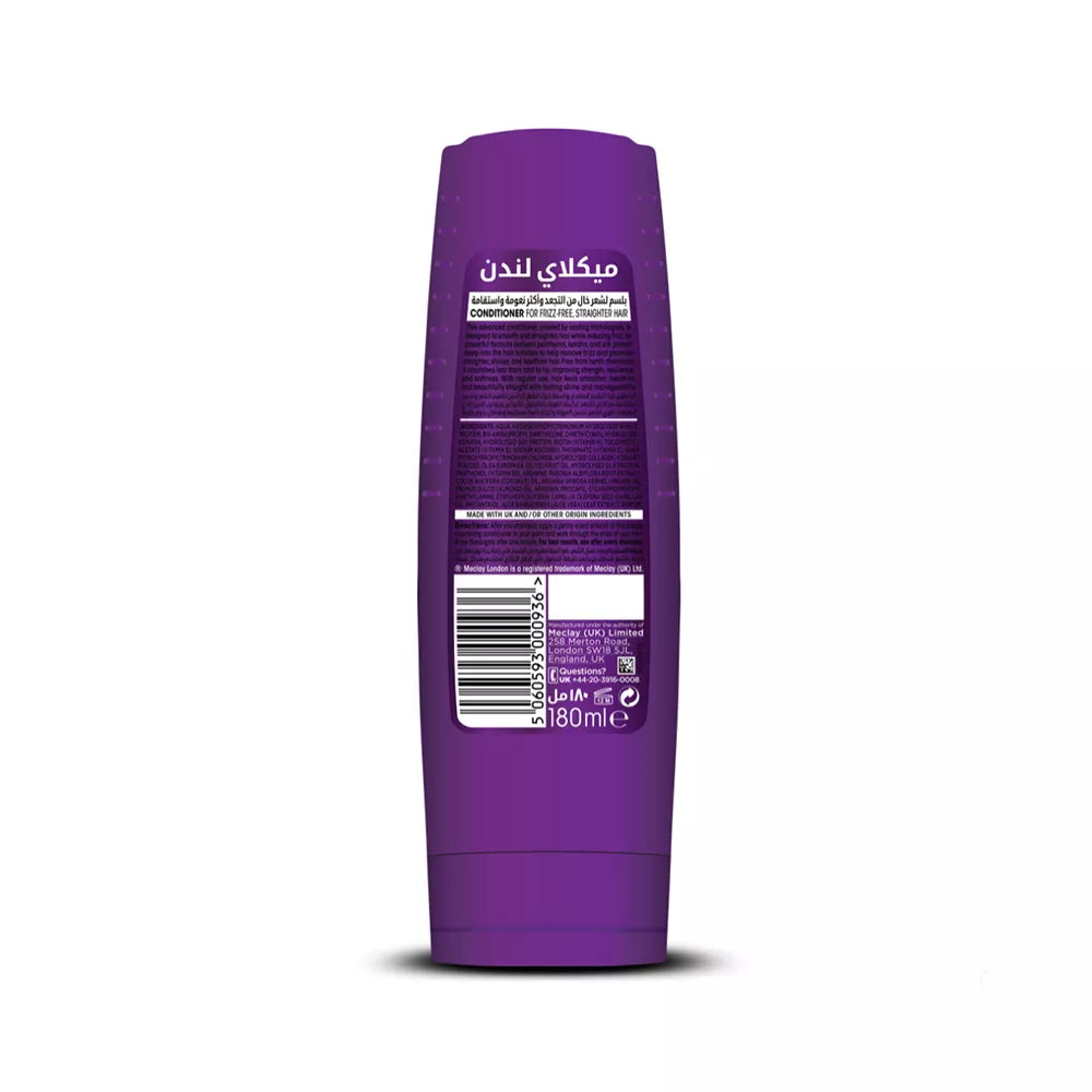 MECLAY LONDON CONDITIONER - SMOOTH & STRAIGHT -  PURPLE - 180 ml