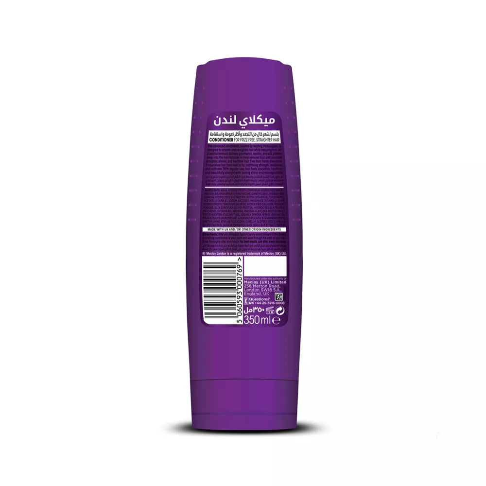 MECLAY LONDON SHAMPOO - SMOOTH & STRAIGHT -  PURPLE - 360 ml