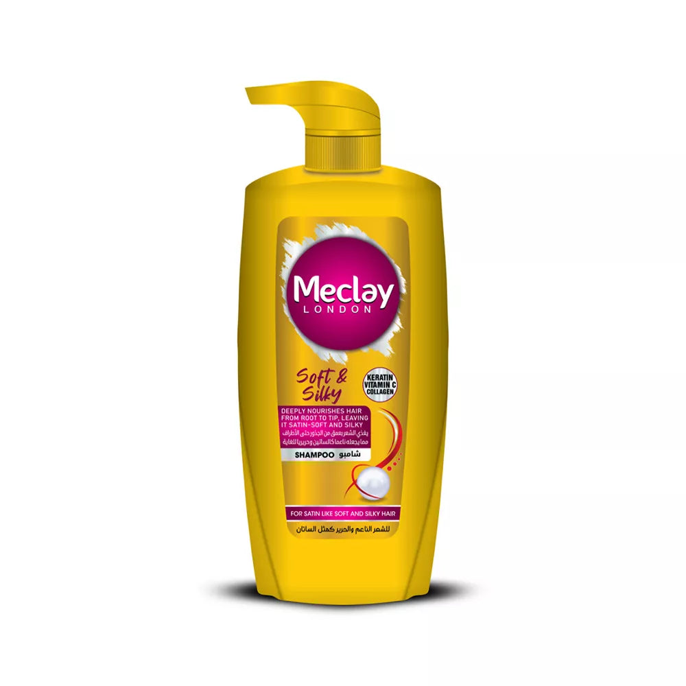 MECLAY LONDON SHAMPOO - SOFT & SILKY -  YELLOW
