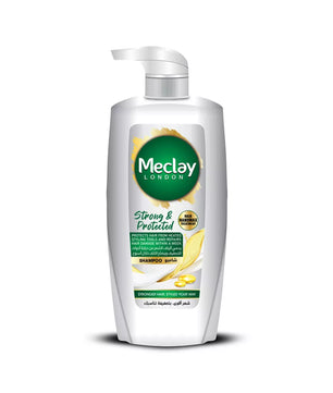 MECLAY LONDON SHAMPOO - STRONG & HEALTHY -  WHITE
