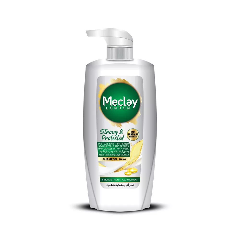 MECLAY LONDON SHAMPOO - STRONG & HEALTHY -  WHITE
